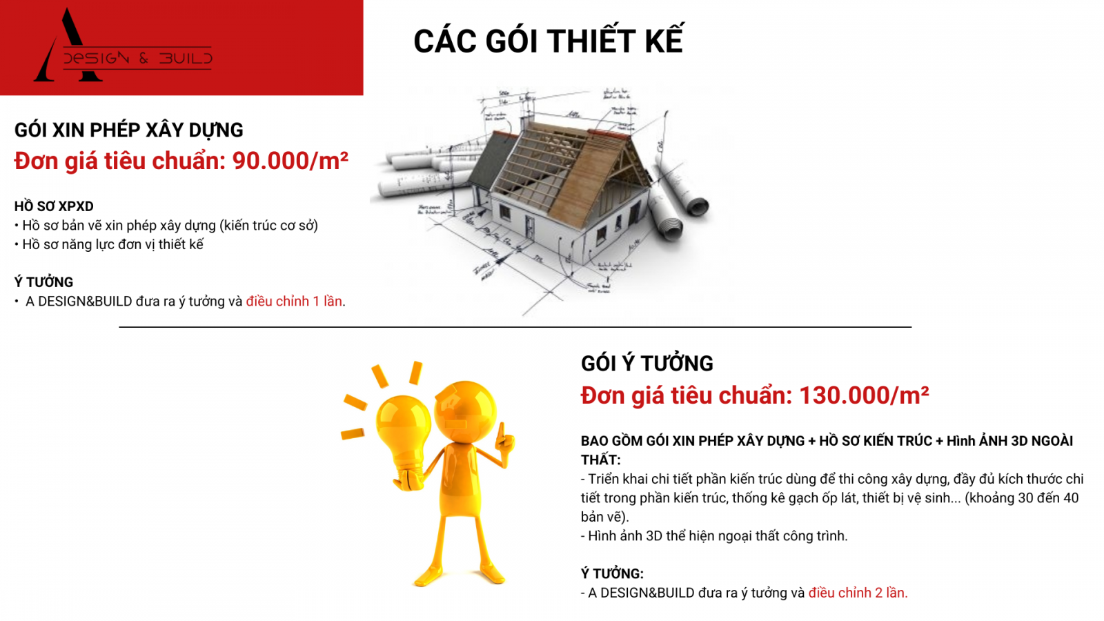 Báo giá thiết kế